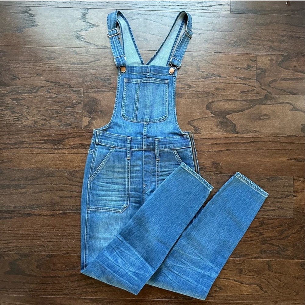 Madewell NWT Skinny Overalls in Groveland Wash | XS